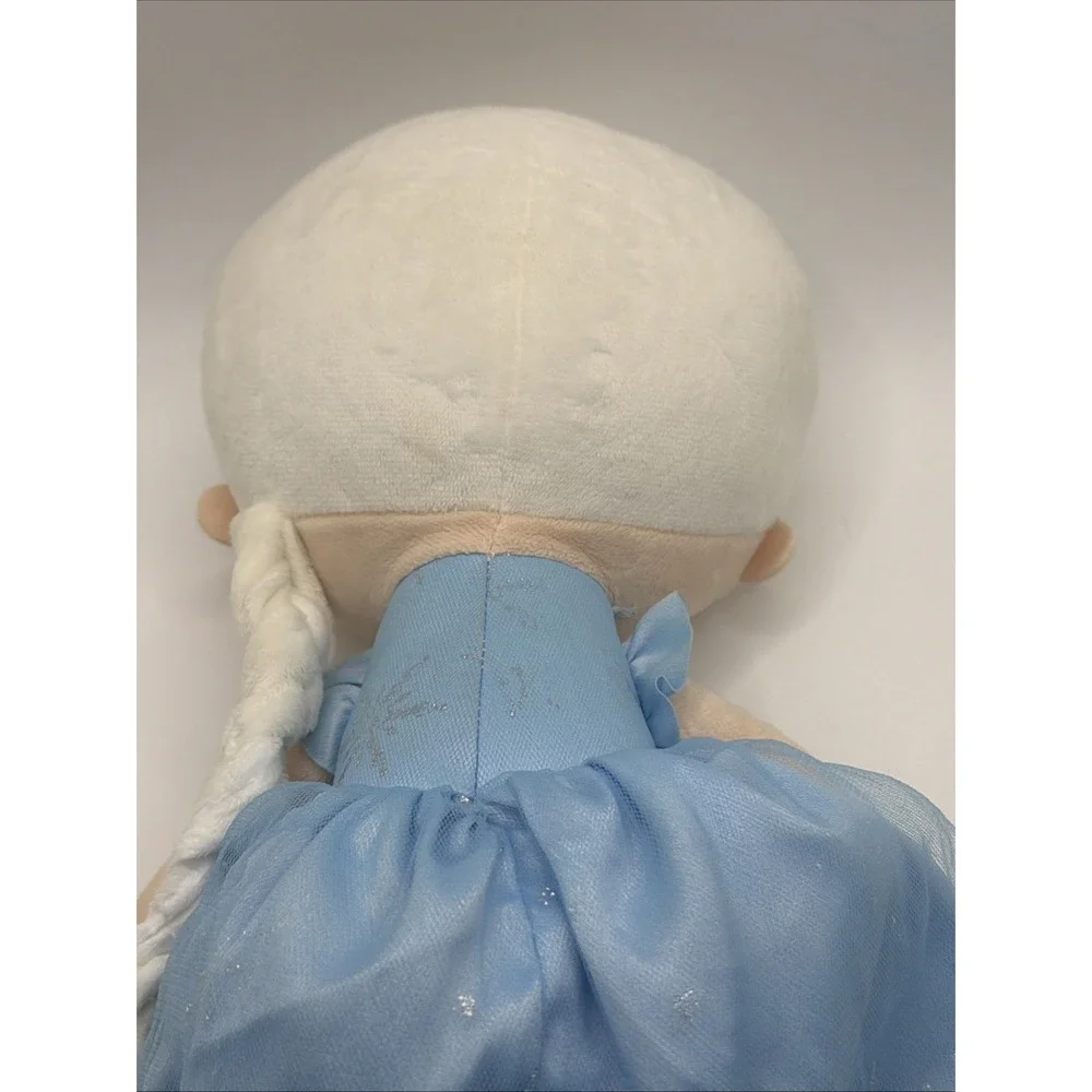 Gloveleya Frozen Inspired Princess Plush Doll Blue Braided Hair